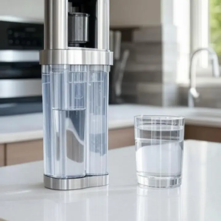 Nowoczesny system filtracji wody zamontowany w domu