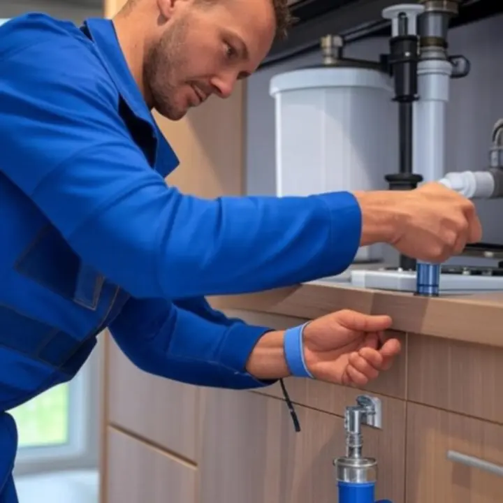 Ekspert Pure Water IO instalujący system filtracji wody