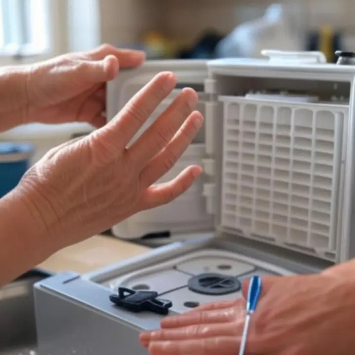 Wymiana wkładu filtracyjnego w domowym systemie filtracji